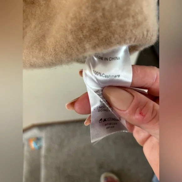 Quince Tan Crew Neck Sweater - Picture 6 of 7